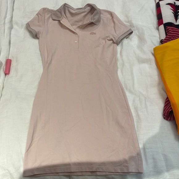 Robe LACOSTE rose pâle taille 34 fille - Picture 1 of 1